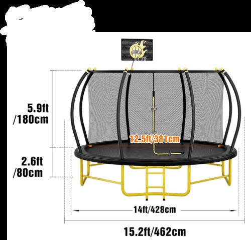 טרמפולינה 4.2 מ 14 פיט אמיגו AMIGO