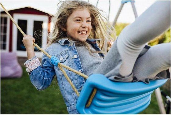 מתקן נדנדה לילדים VARIO SWING זוגי HUDORA