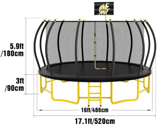 טרמפולינה 4.8 מ 16 פיט אמיגו AMIGO