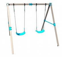 מתקן נדנדה לילדים VARIO SWING זוגי HUDORA דור ספרוט