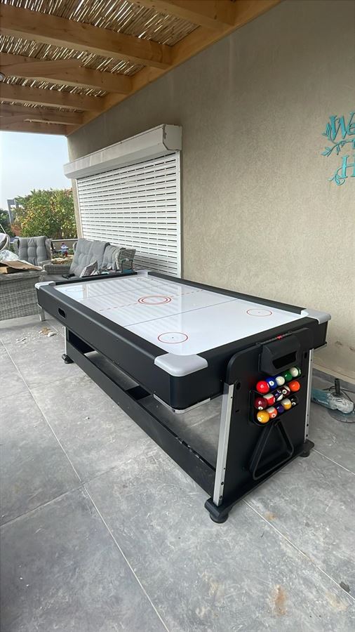 שולחן סנוקר  7 פיט מקצועי משולב 4 ב-1