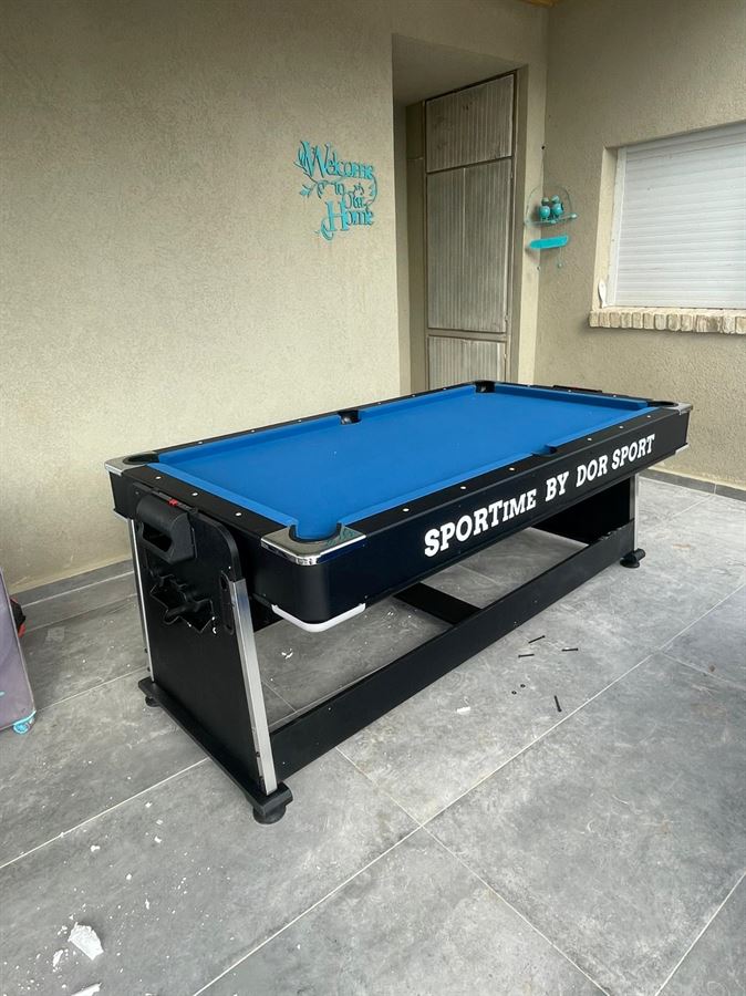 שולחן סנוקר  7 פיט מקצועי משולב 4 ב-1