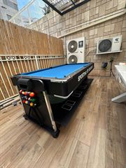 שולחן משחק 4 ב1 עם פלטה פוקר